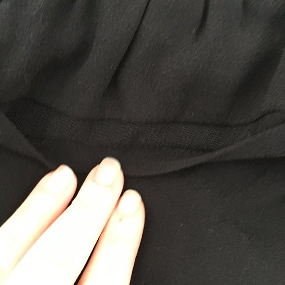 kate spade black elastic waist bow detail pants size small *PLEASE READ* - Picture 8 of 16